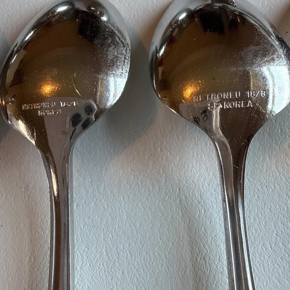 Retroneu Stephanie 18-8 Stainless Steel Flatware Lot of 11 Replacement Korea